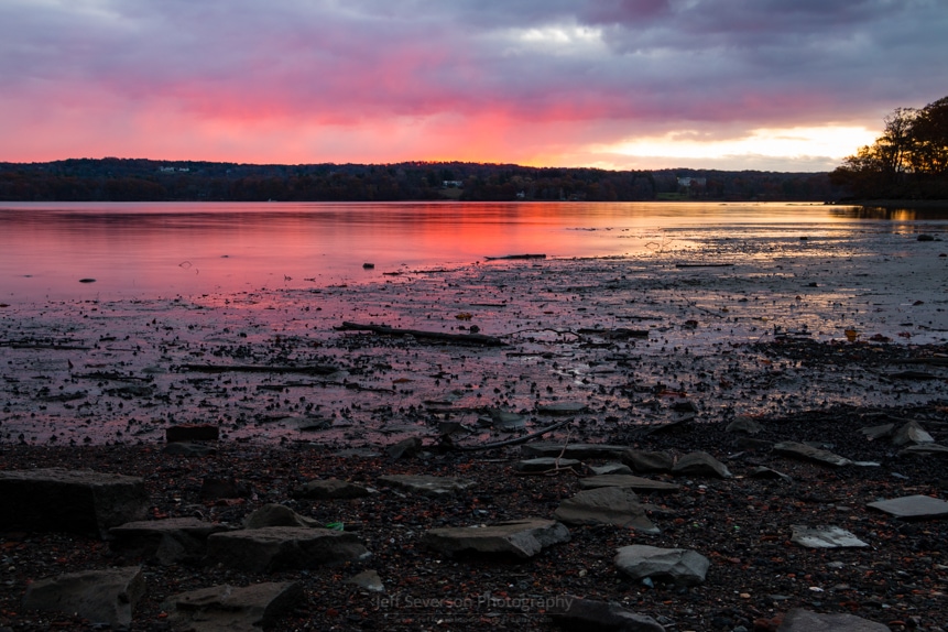 November Sunrise at Esopus Meadows I