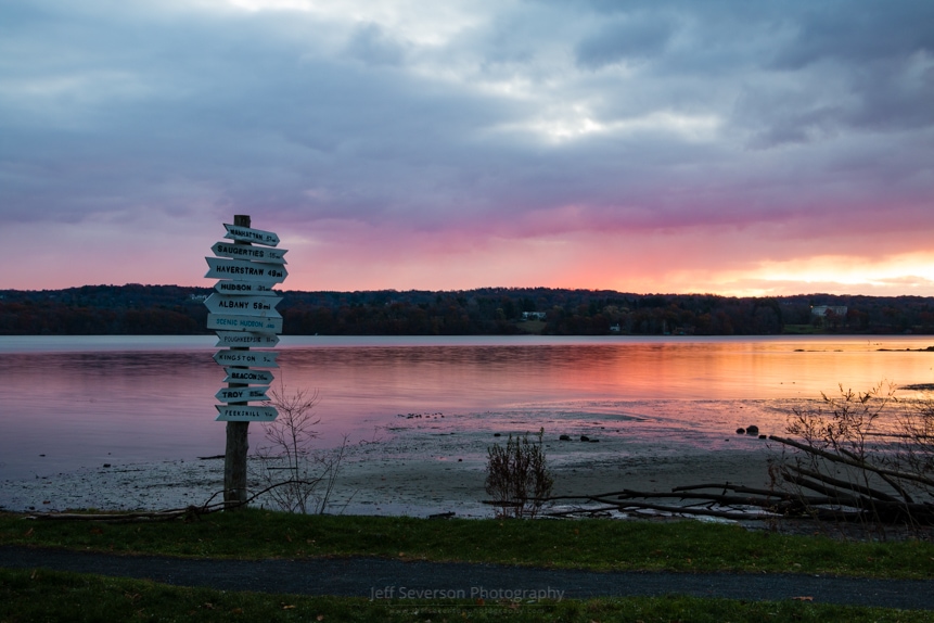 November Sunrise at Esopus Meadows II