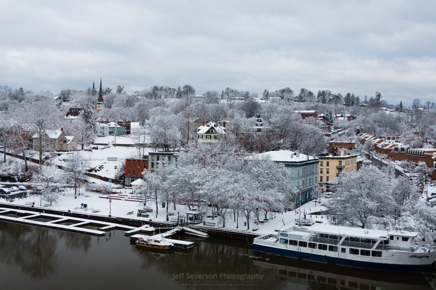 Rondout Waterfront Historic District After the Nor'Easter