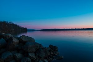 March Dawn Over the Hudson