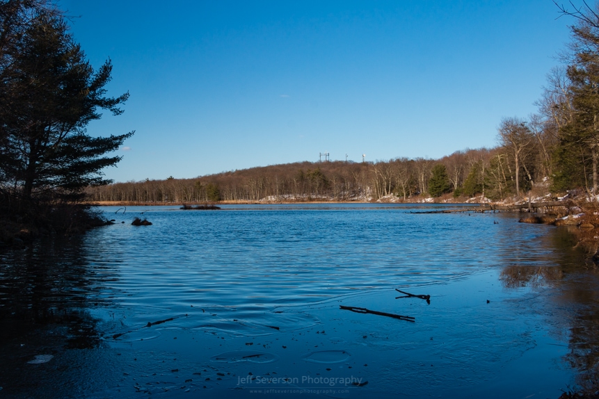 Blue Sunday at Louisa Pond