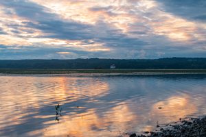 August Dawn Over the Hudson