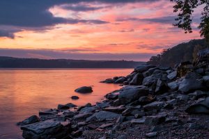 October Dawn Over the Hudson I (2018)