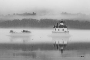 Foggy December at Esopus Light