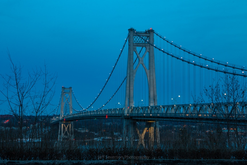 March Evening at Mid-Hudson Bridge 2019
