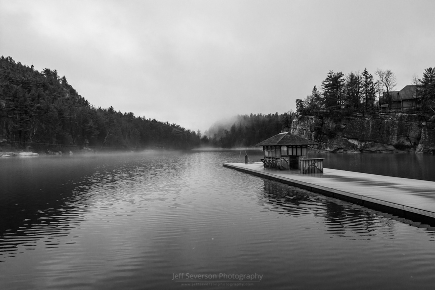 Foggy Morning at Lake Mohonk