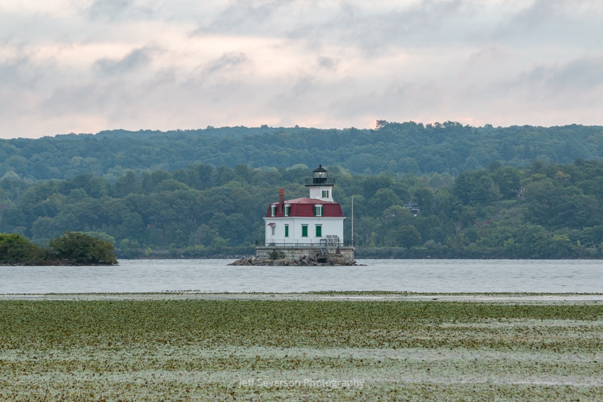A photo of the Esopuse Lighthouse on a September morning.
